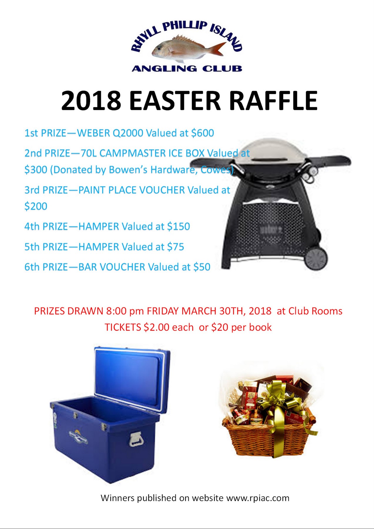 Easter Raffle Flyer